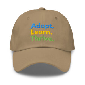 Adapt. Learn. Thrive. - Dad hat - Image 6