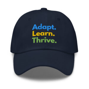 Adapt. Learn. Thrive. - Dad hat - Image 2