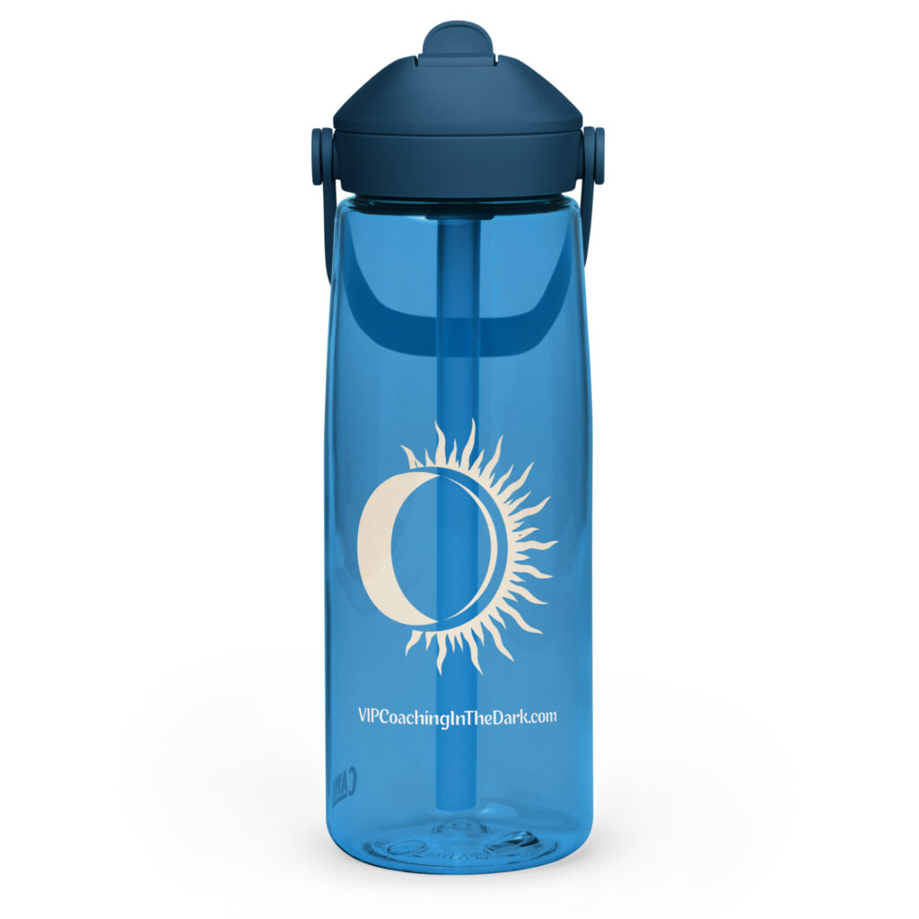 VIPCITD Simple Eclipse in Cream - Flip straw water bottle