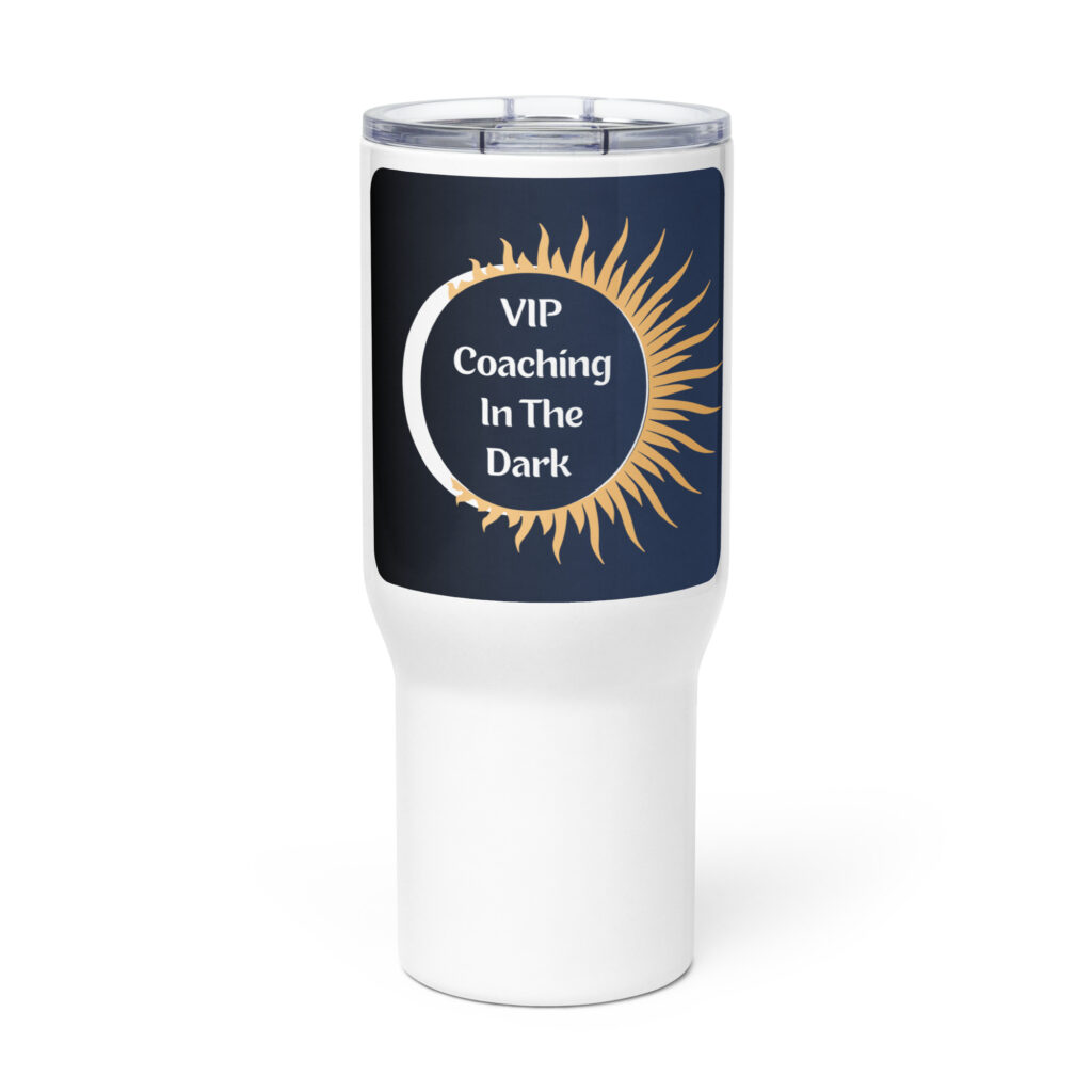 VIPCITD Signature Eclipse Logo - Travel mug with a handle