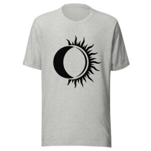 VIPCITD Simple Eclipse in Black - T-shirt - Image 12