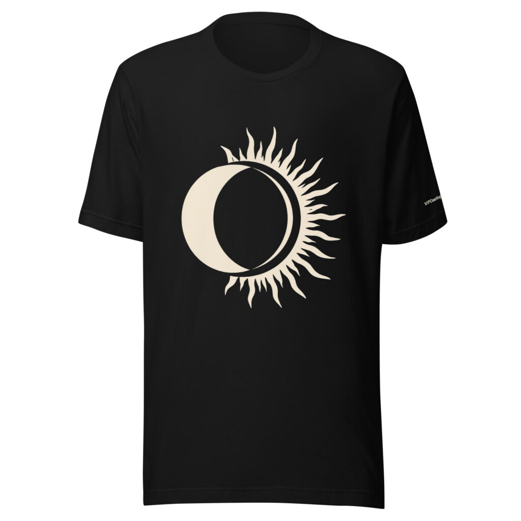VIPCITD Simple Eclipse in Cream T-Shirt
