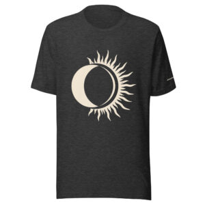 VIPCITD Simple Eclipse in Cream T-Shirt - Image 8