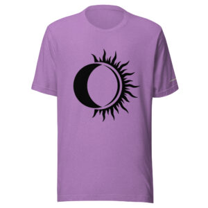 VIPCITD Simple Eclipse in Black - T-shirt - Image 6