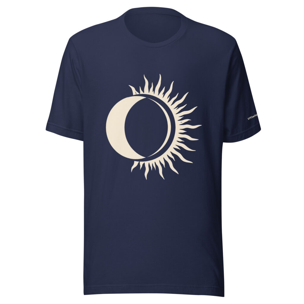 VIPCITD Simple Eclipse in Cream T-Shirt
