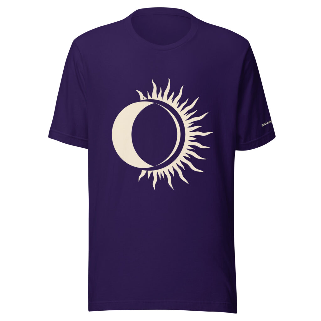 VIPCITD Simple Eclipse in Cream T-Shirt