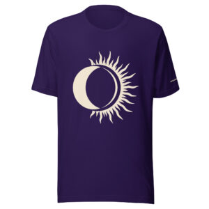 VIPCITD Simple Eclipse in Cream T-Shirt - Image 2